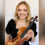 Holly Workman with violin