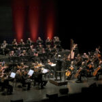 orchestra on stage